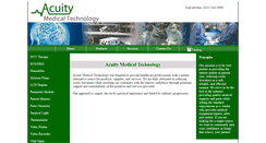 Desktop Screenshot of acuitymedicaltechnology.com